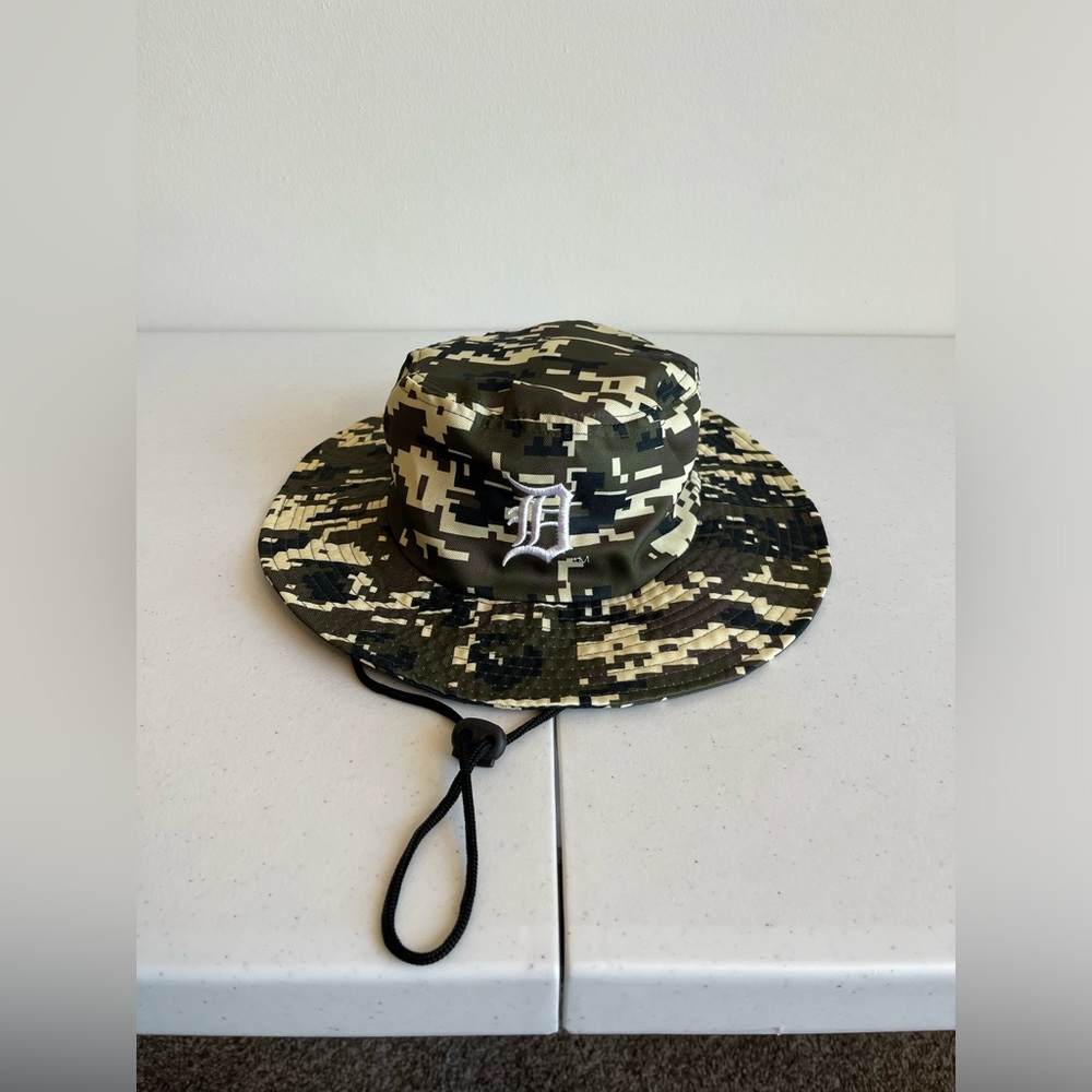Camo Boonie Bucket Hat, Detroit Tigers Limited Edition Game Day Promo